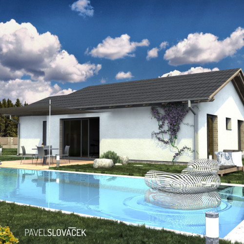 Nová 3D vizualizace rodinné domu ve Vnorovech